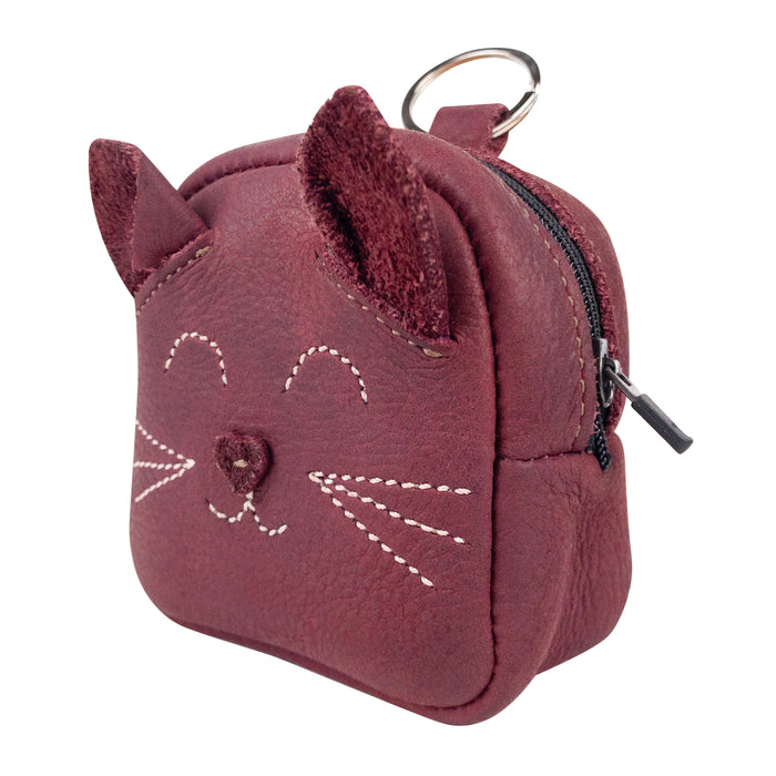 Cat-Shaped Mini Backpack Pouch