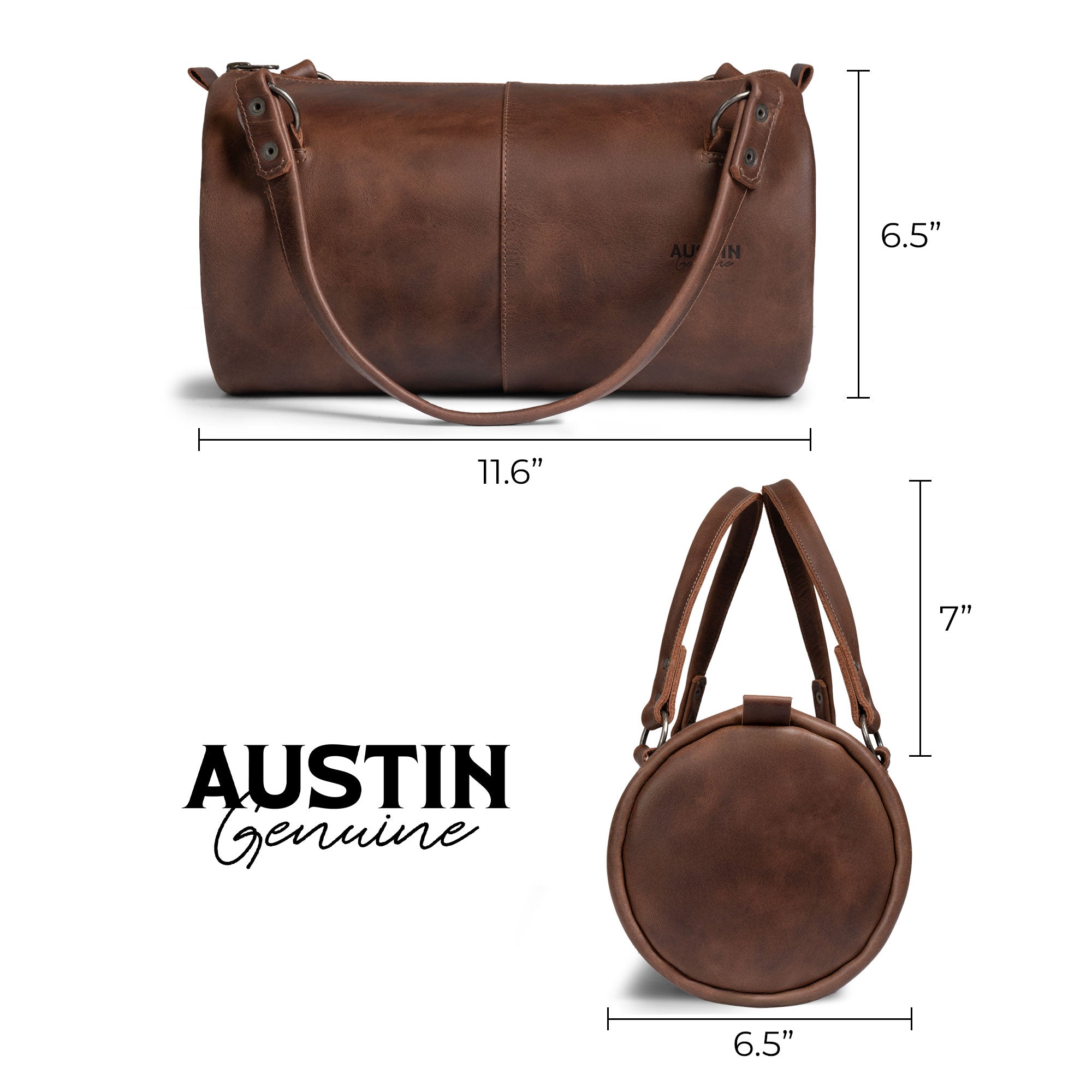 The Rosedale Mini Duffle Bag Handbag – StockyardX, The Leather Store
