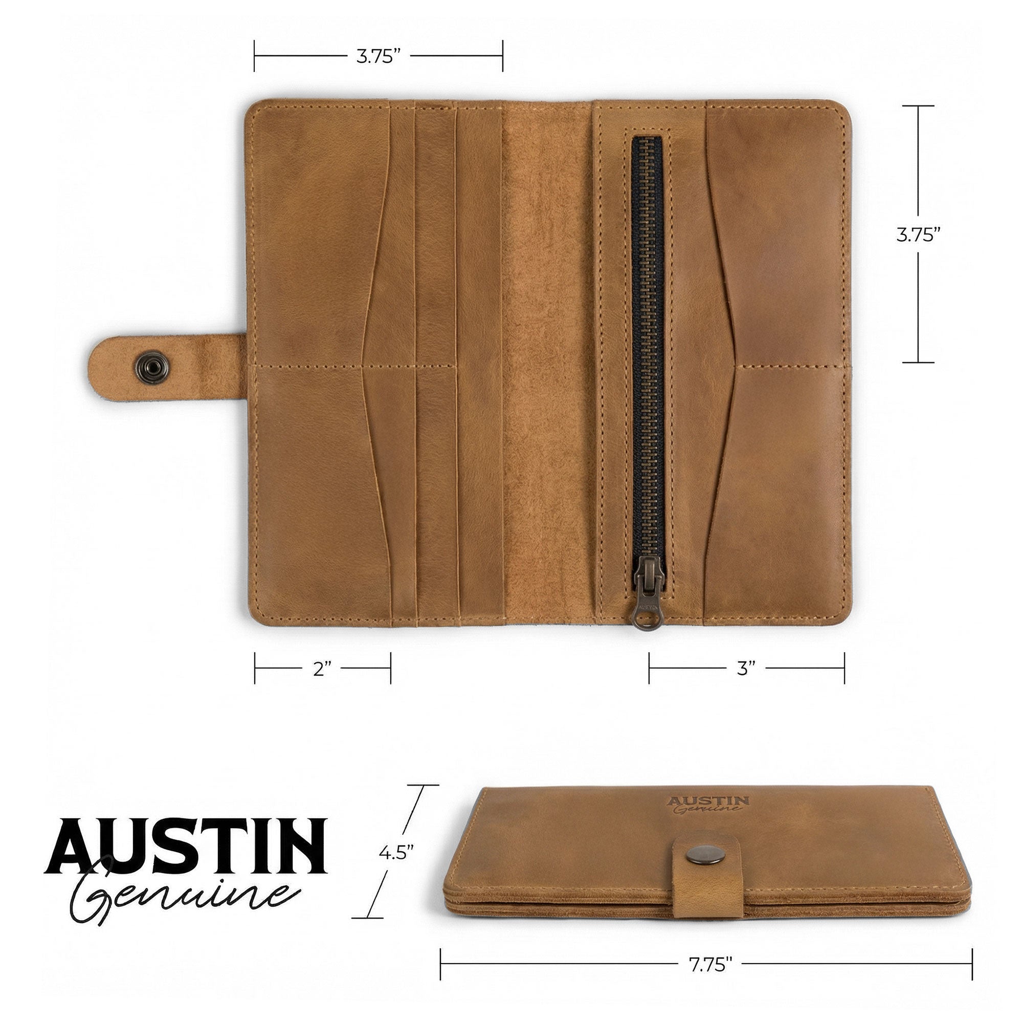 The Lamar Long Bifold Wallet