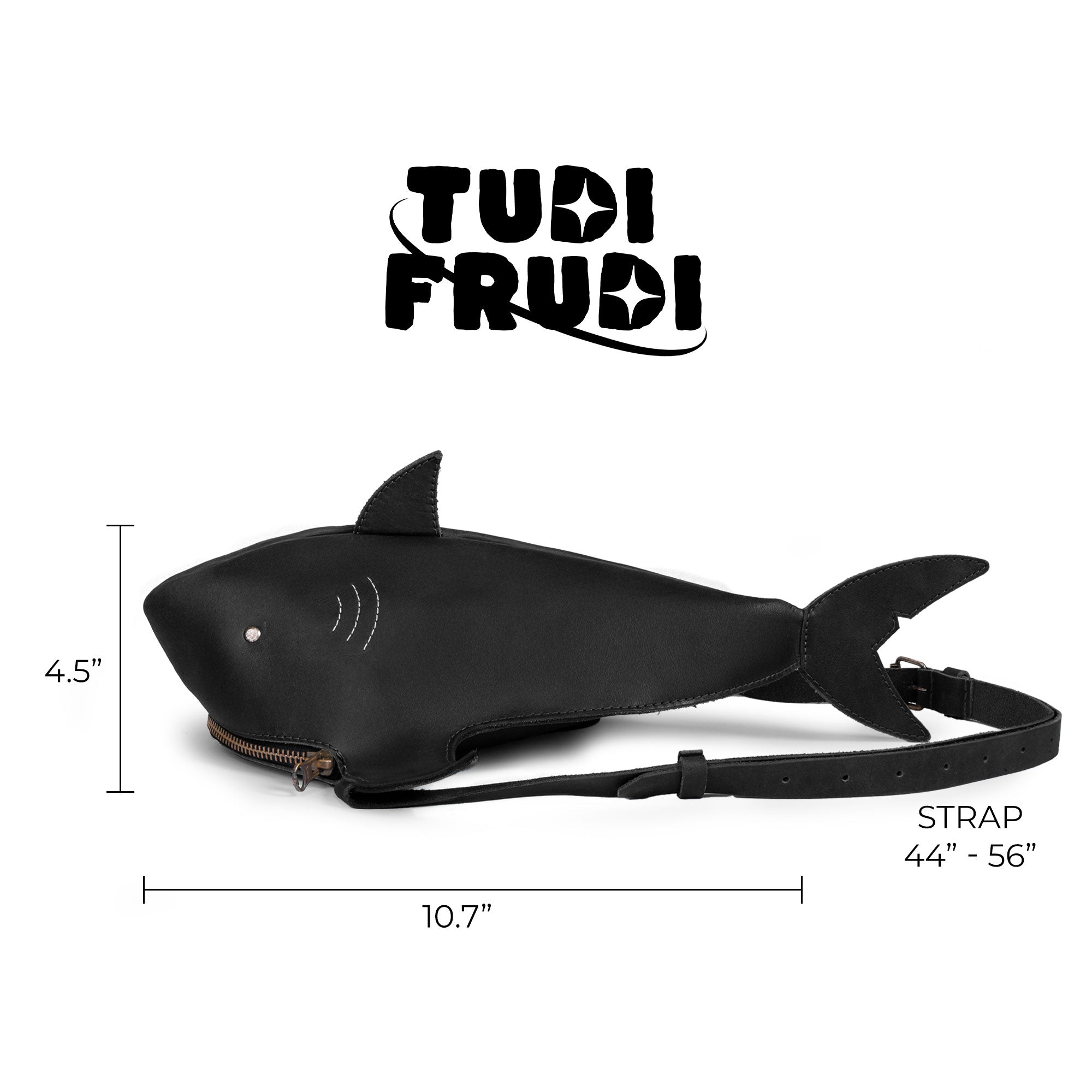 Shark-Shaped Shoulder Bag – StockyardX, The Leather Store