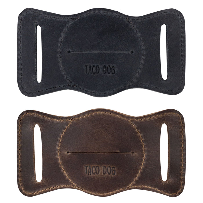 Set of 2 AirTag Holders for Dog Collars - Stockyard X 'The Leather Store'