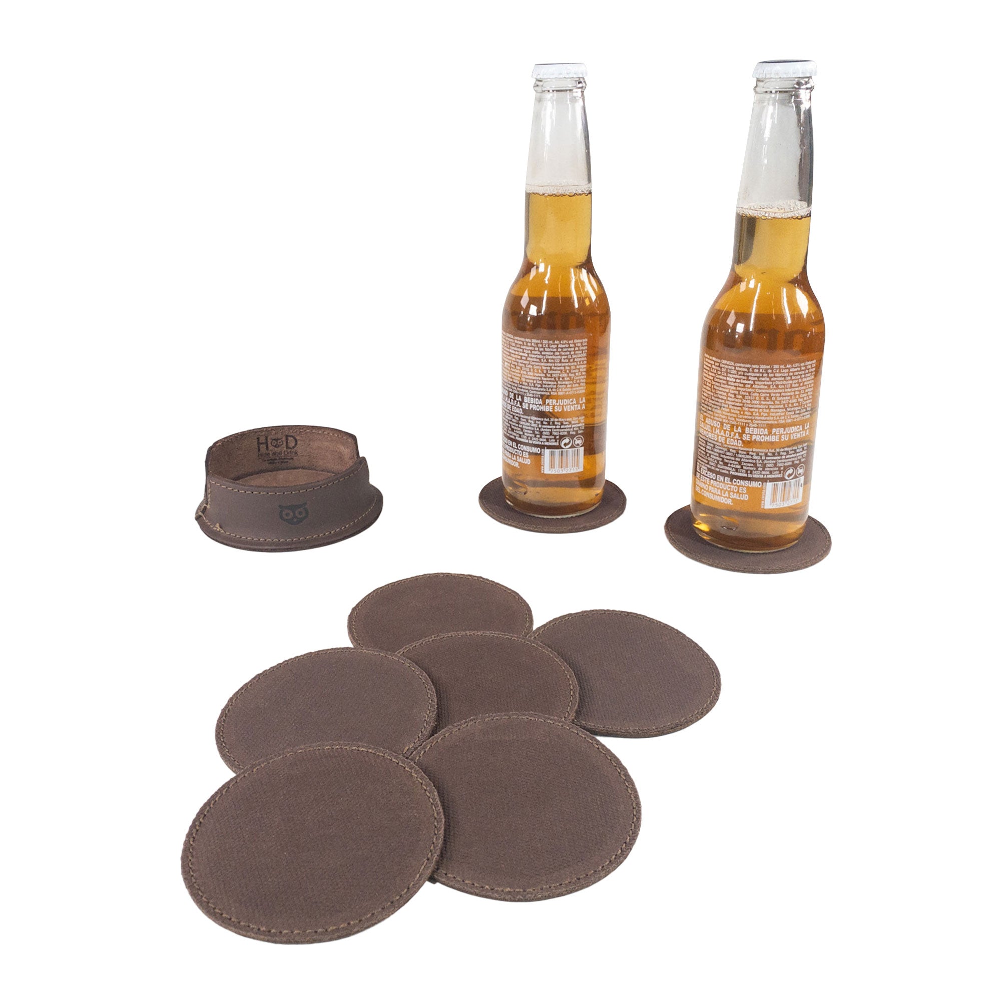 Coasters Set (8-Pack) - Stockyard X 'The Leather Store'