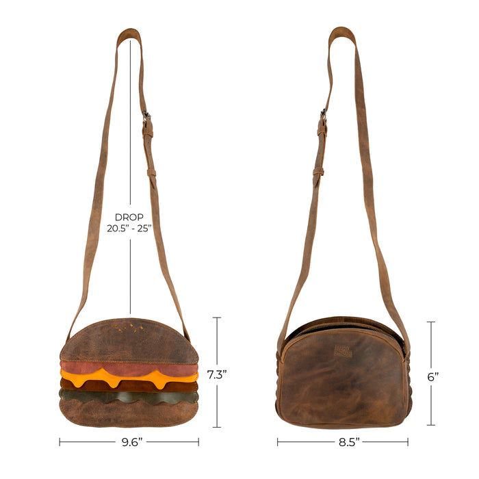 Burger-Shaped Shoulder Bag