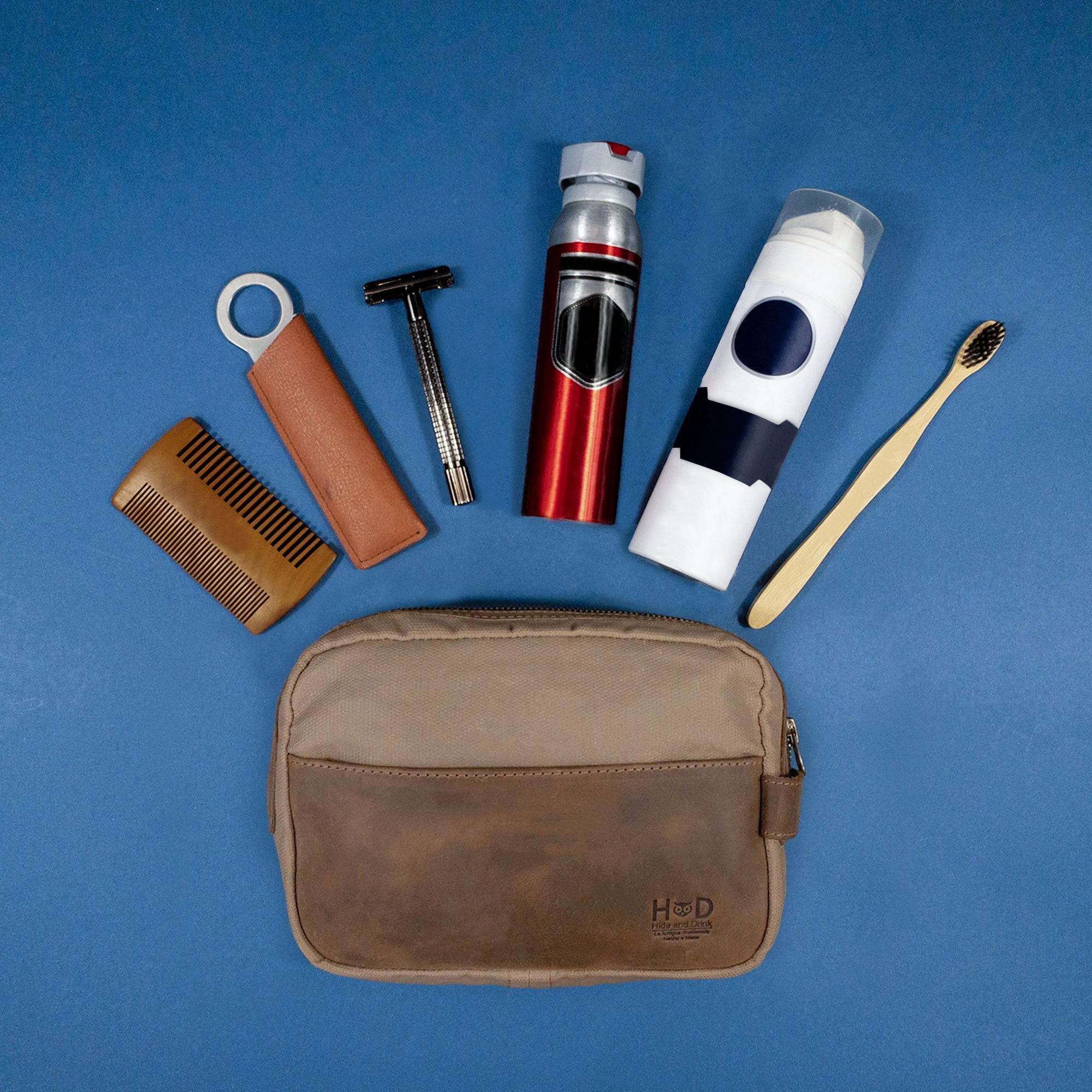 Travel Dopp Kit - Stockyard X 'The Leather Store'
