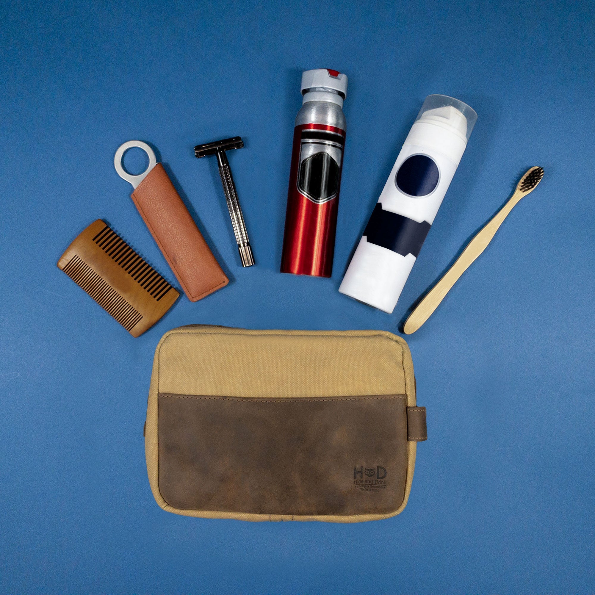 Travel Dopp Kit - Stockyard X 'The Leather Store'