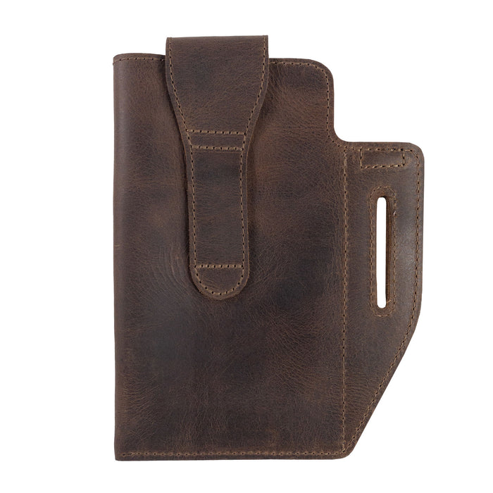 Rustic Phone & Cigarette Pack Holder - Stockyard X 'The Leather Store'