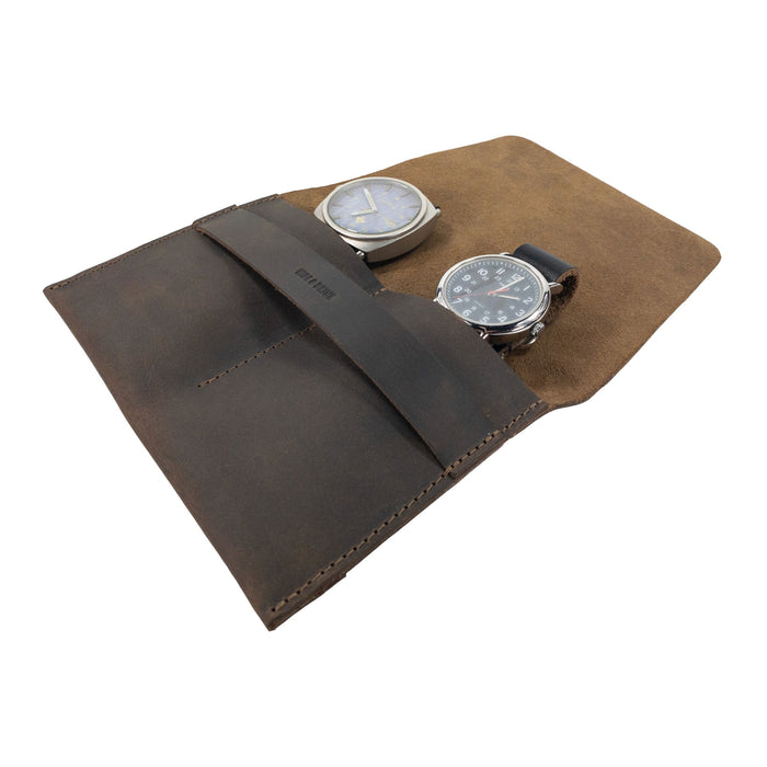 Double Watch Case - Stockyard X 'The Leather Store'