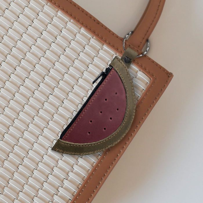 Watermelon Coin Pouch - Stockyard X 'The Leather Store'