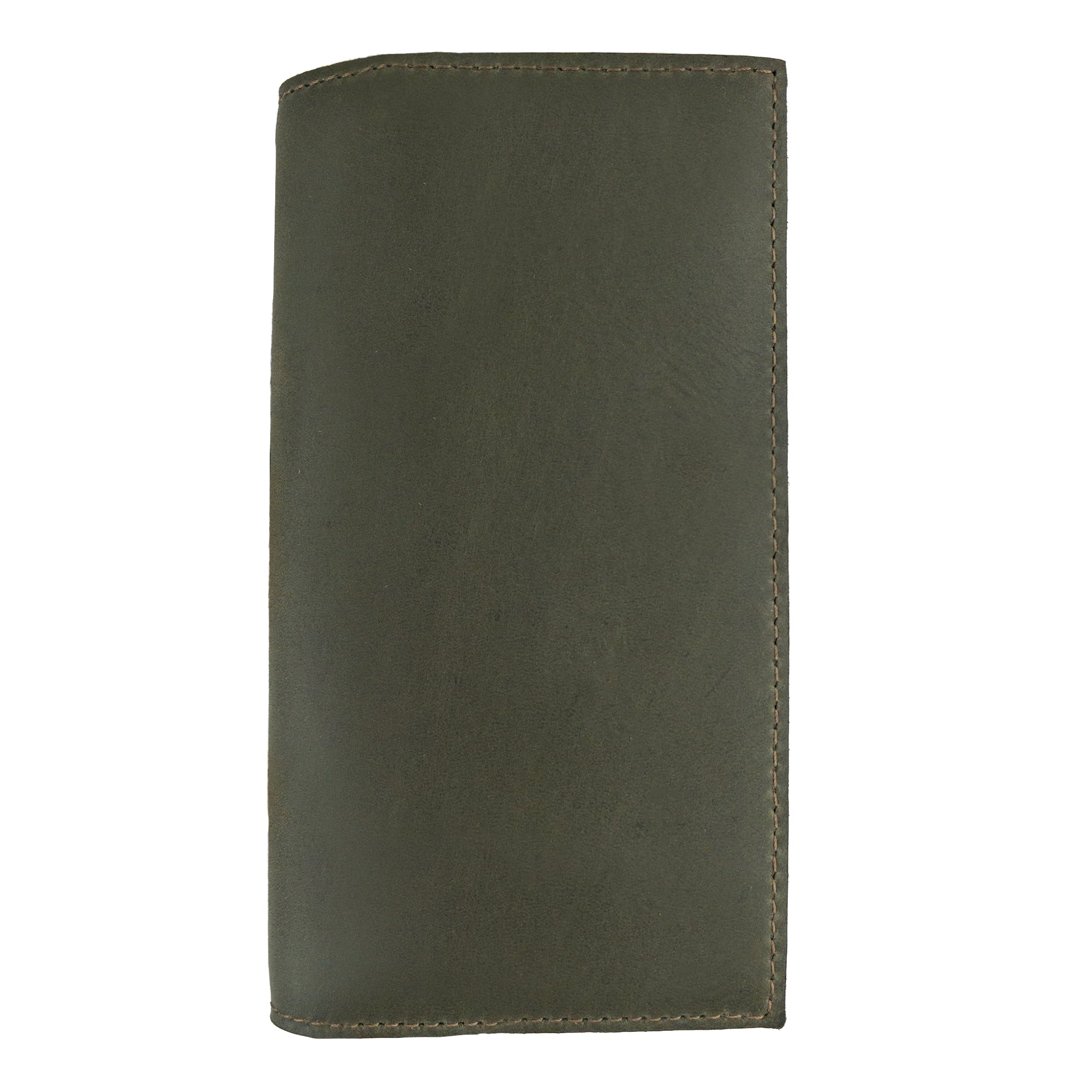 Checkbook Leather Cover by Hide & Drink in a chic style, designed as a minimalist organizer for standard checkbooks. Crafted from full grain leather, this handmade item displays artisan craftsmanship from La Antigua Guatemala and Oaxaca Mexico, emphasizing small batch production.