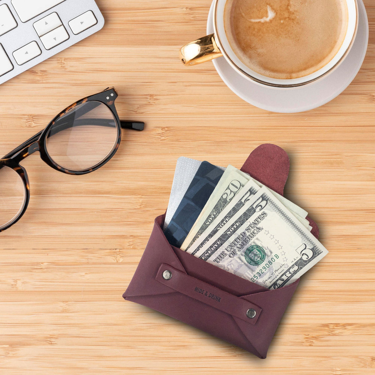 Snapless Business Card Holder – StockyardX, The Leather Store
