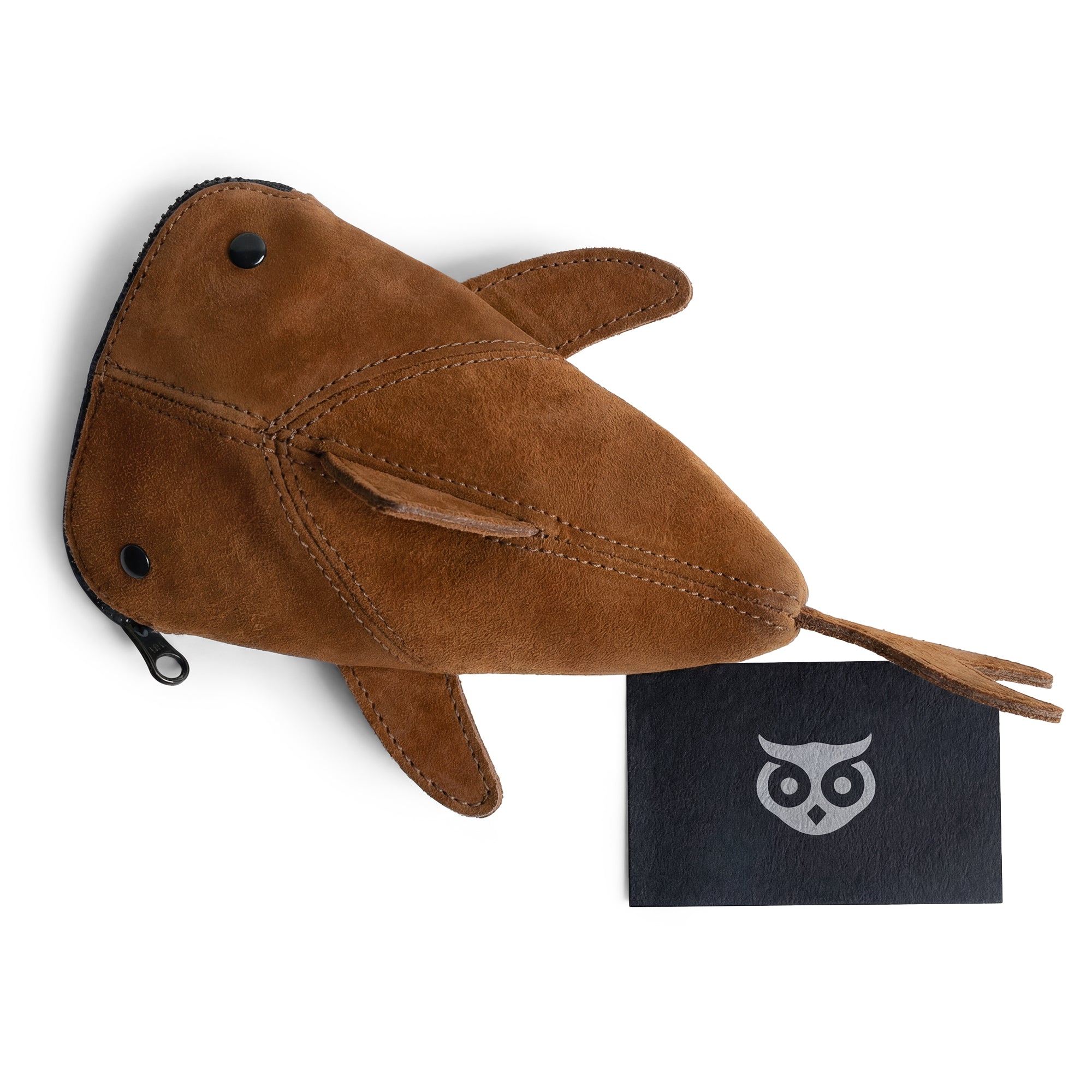 Leather Shark Pouch