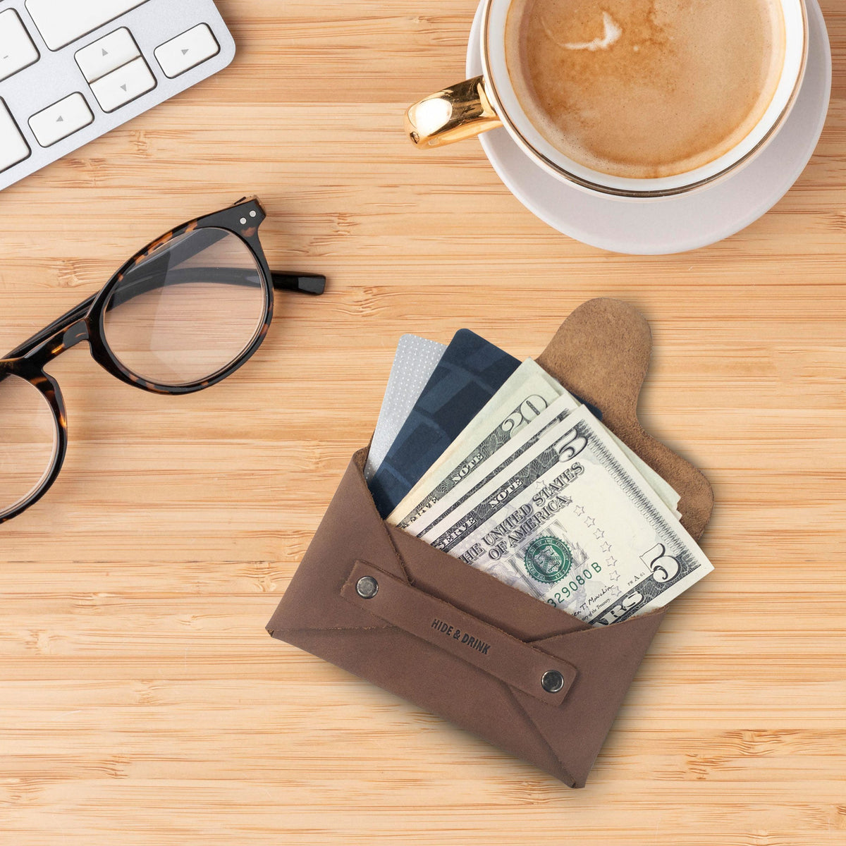 Snapless Business Card Holder – StockyardX, The Leather Store