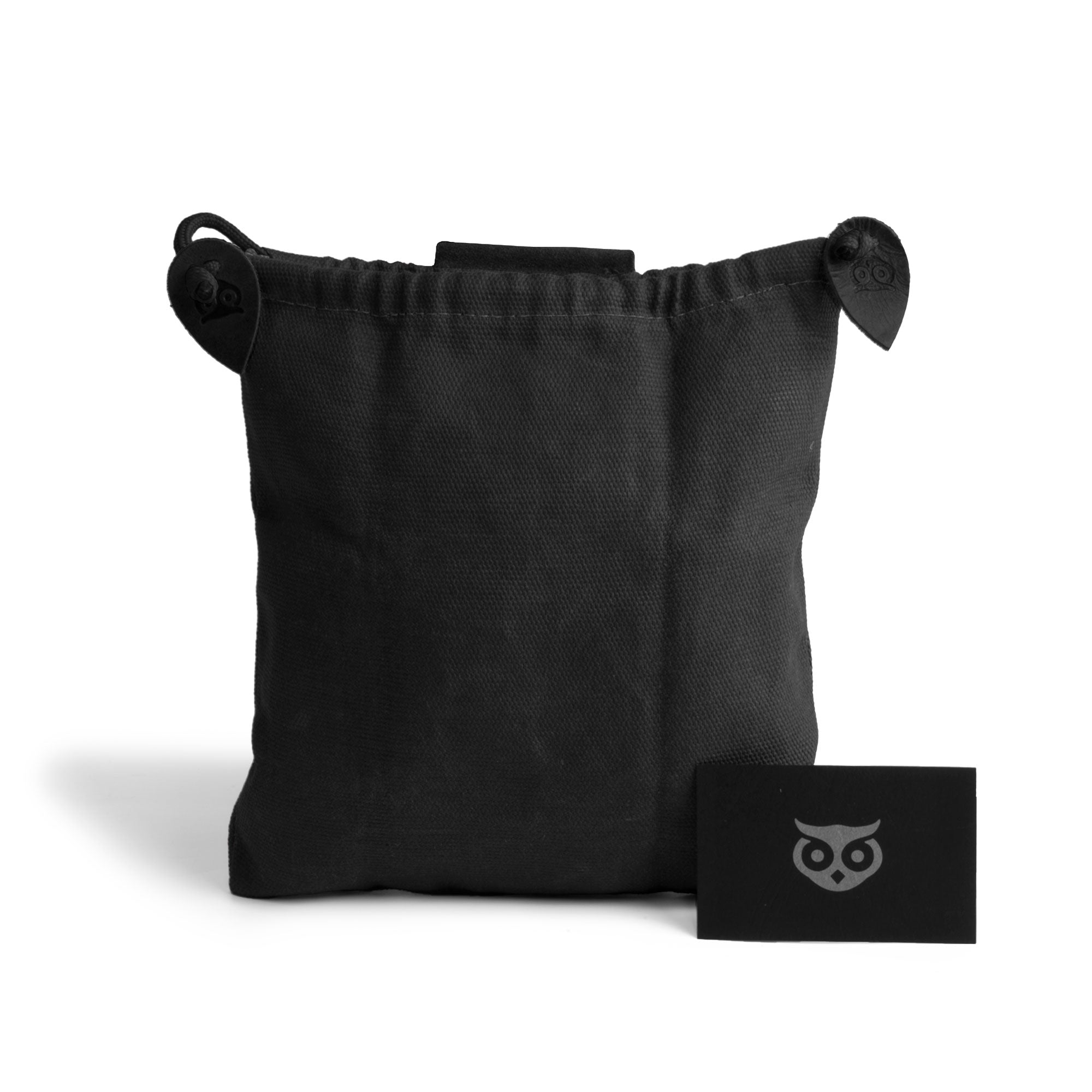 Charcoal Black Waxed Canvas