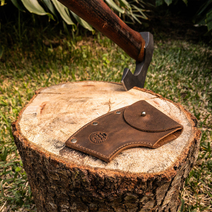 Riveted Axe Head Sheath - Stockyard X 'The Leather Store'
