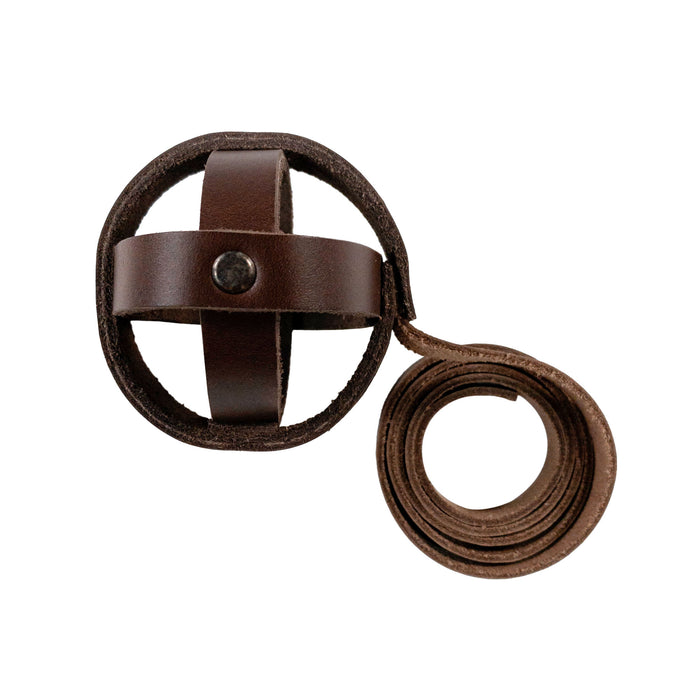 Ball Toy with Strap for Cats - Stockyard X 'The Leather Store'