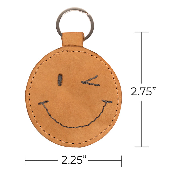 Winking Face Keychain