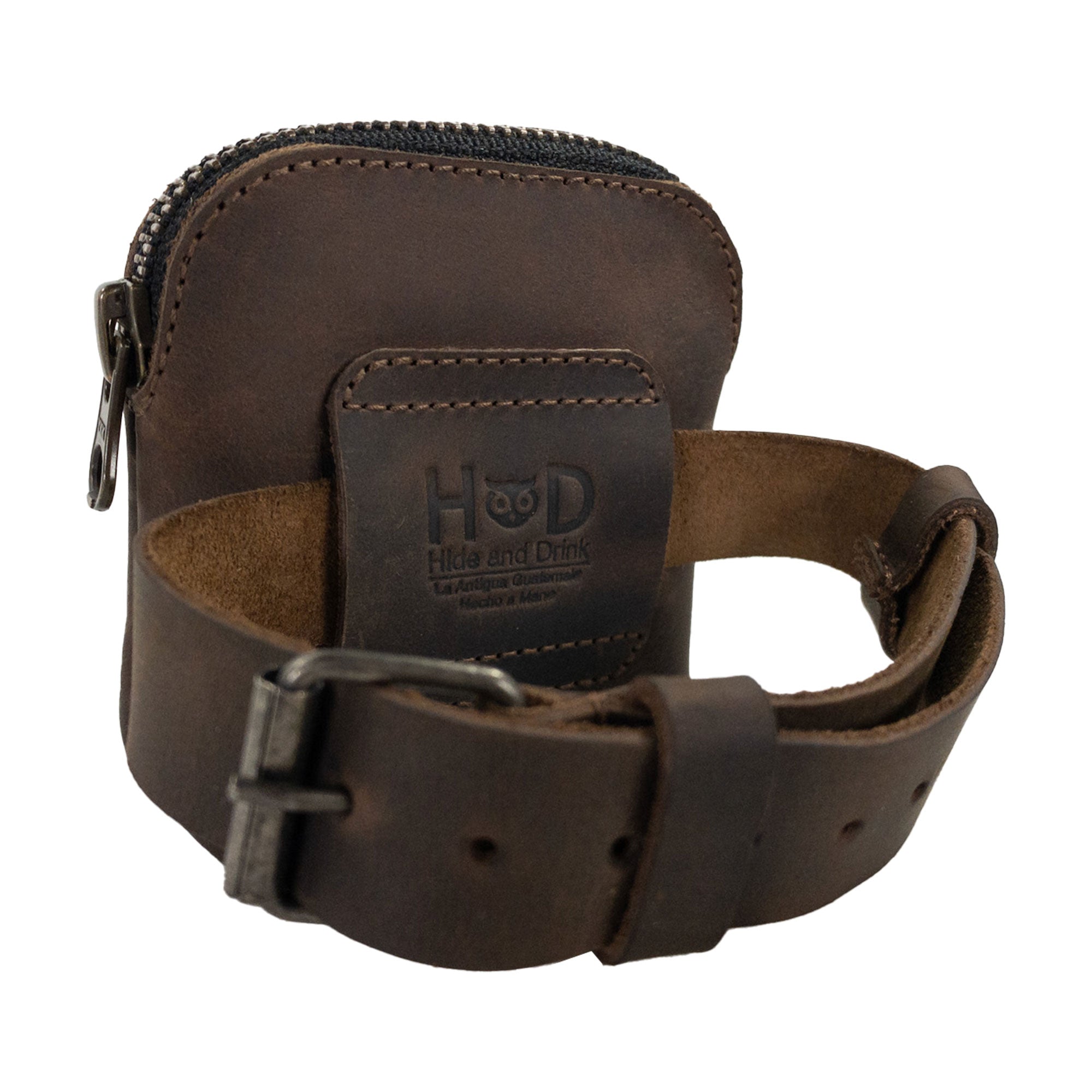 Tiny Zippered Bag for Boot with Adjustable Strap - Stockyard X 'The Leather Store'