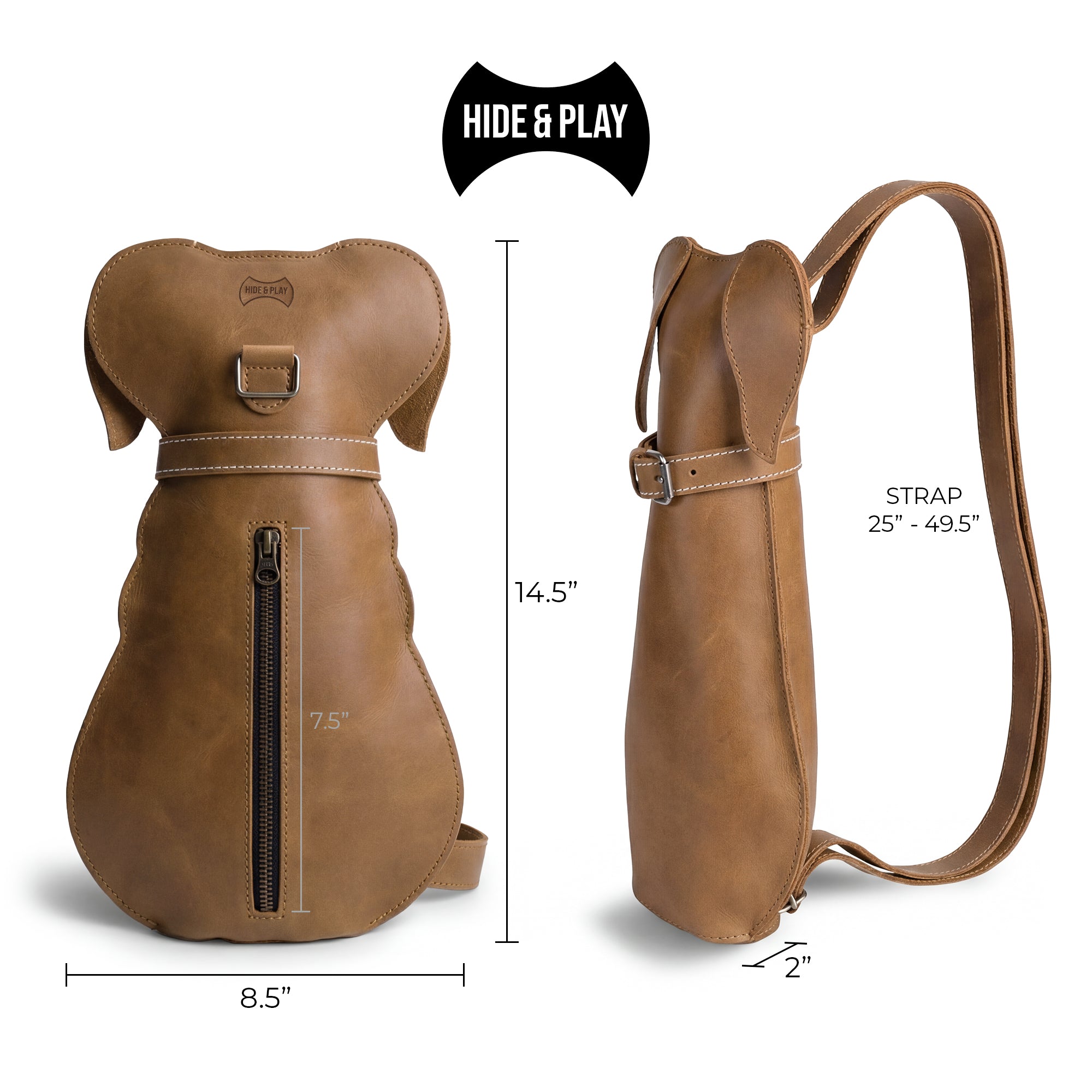Leather Doggy Crossbody – StockyardX, The Leather Store