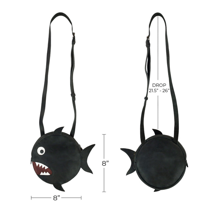 Piranha-Shaped Shoulder Bag