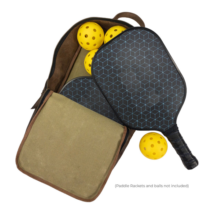 Pickleball Paddle Set Case (Accessories not included) - Stockyard X 'The Leather Store'