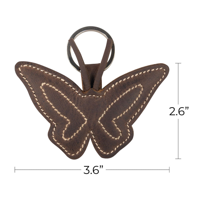 Butterfly Keychain - Stockyard X 'The Leather Store'