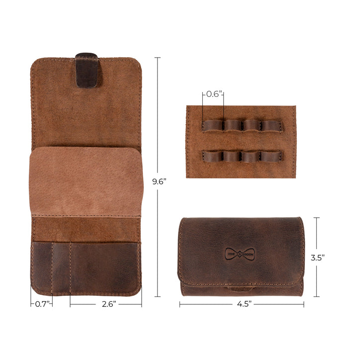 Rustic Case for Groomsmen Accessories - Stockyard X 'The Leather Store'