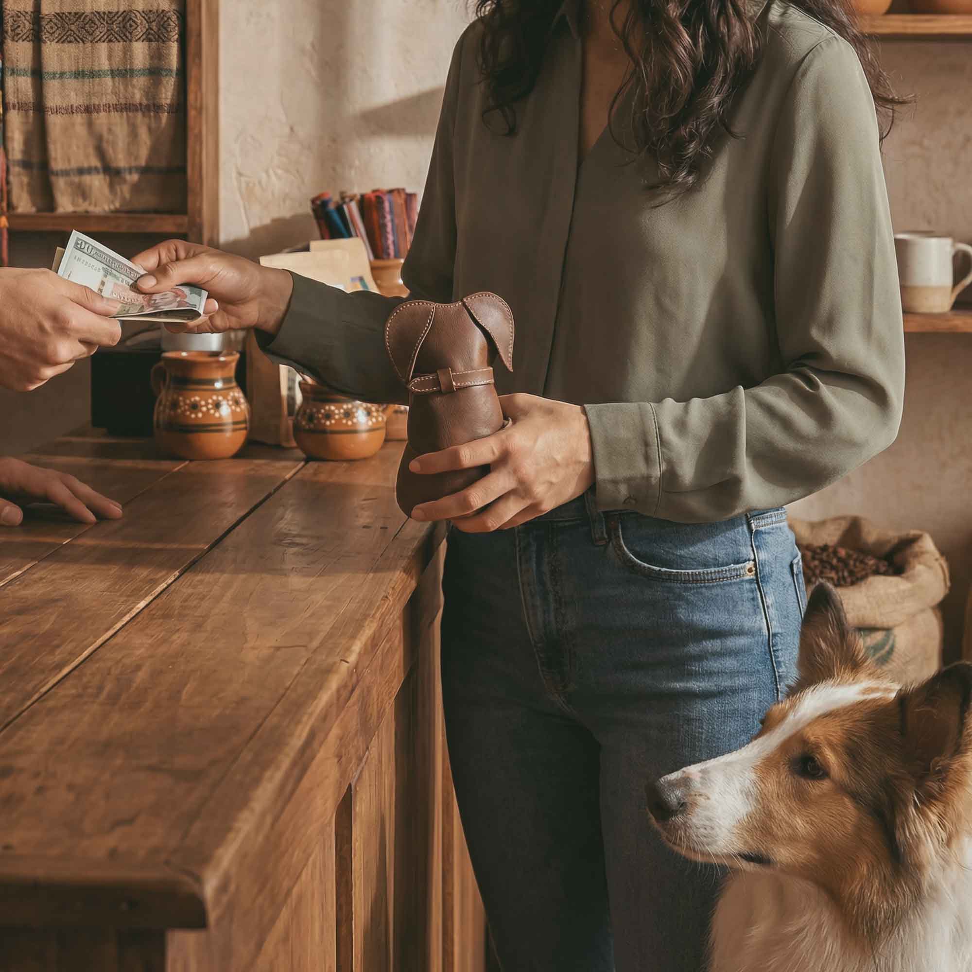 Leather Doggy Pouch