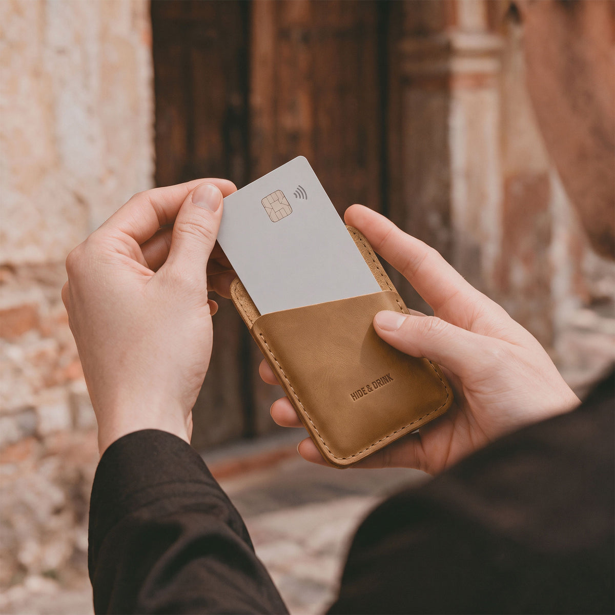 Minimalist Card Holder - Stockyard X 'The Leather Store'