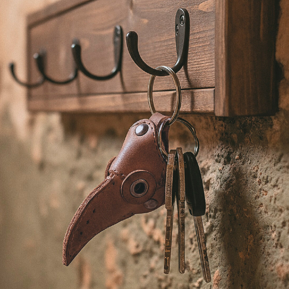 Plague Mask Keychain - Stockyard X 'The Leather Store'