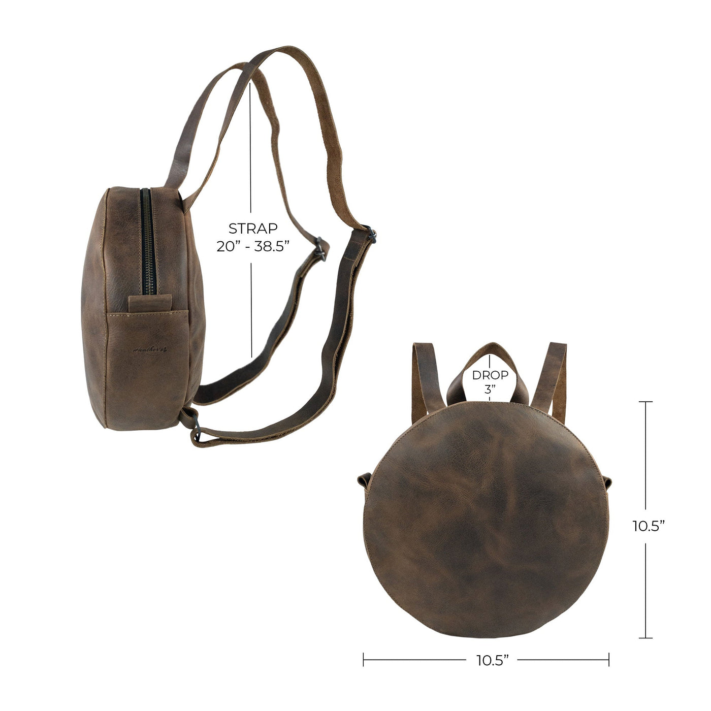 Circular Backpack — StockyardX, The Leather Store