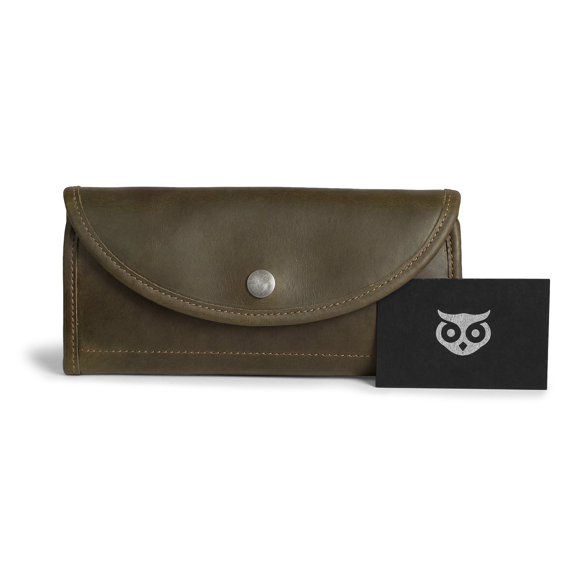 Single Snap Zippered Wallet
