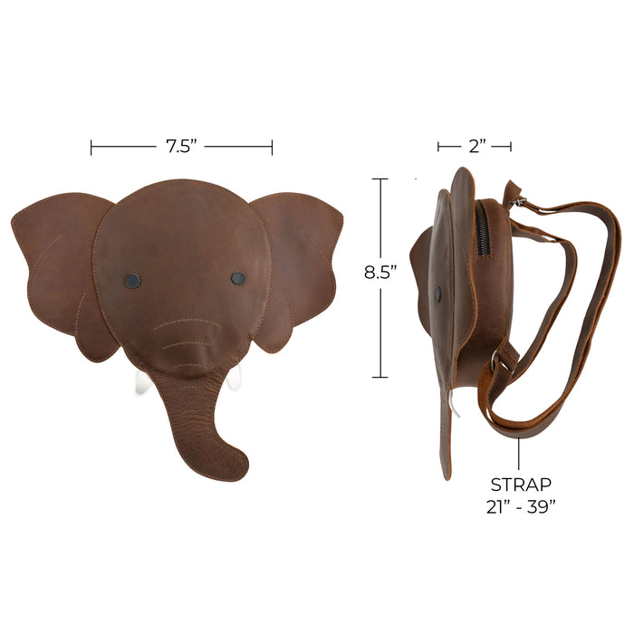 Elephant-Shaped Backpack