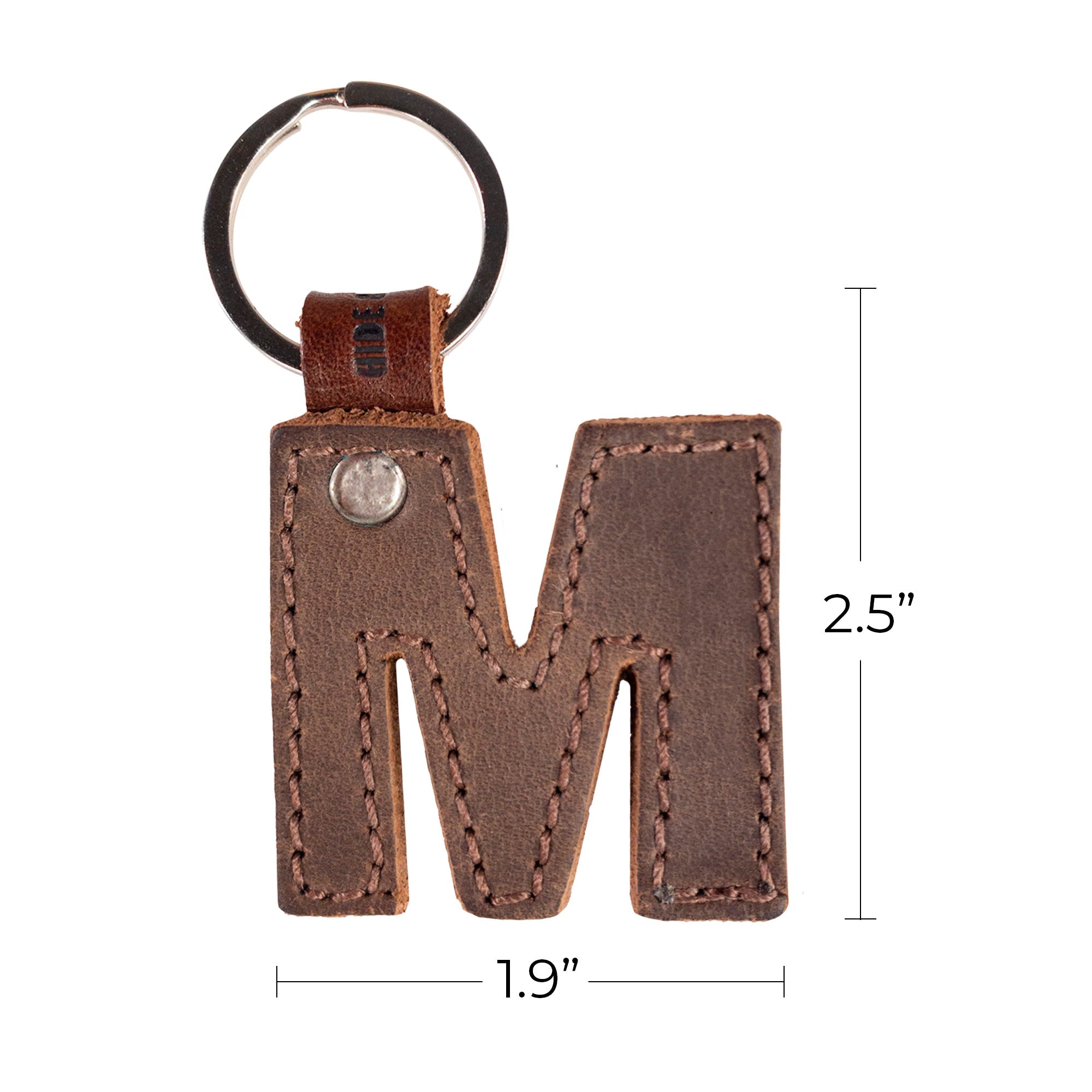 Alphabet Letter Keychains - Stockyard X 'The Leather Store'