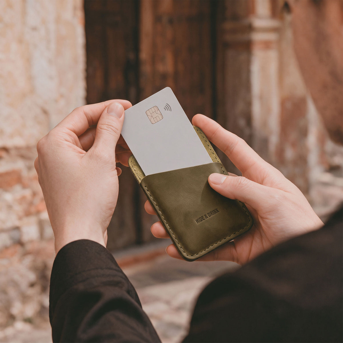 Minimalist Card Holder - Stockyard X 'The Leather Store'