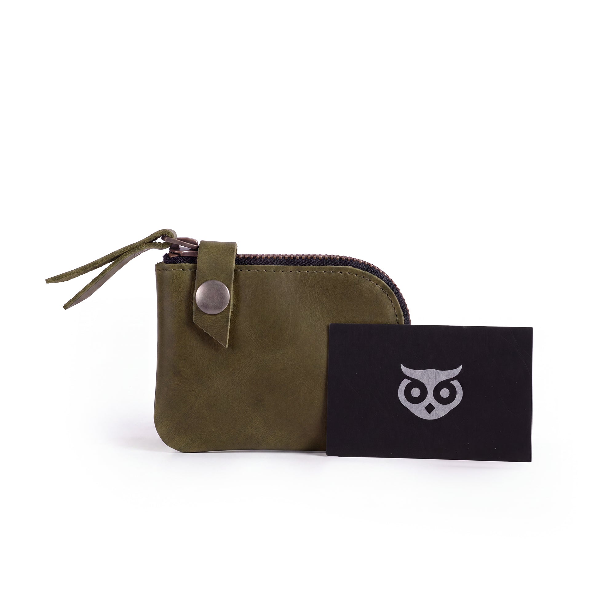 Lion's Mane Zippered Wallet by Hide & Drink, perfect for up to 6 cards and folded bills. A great addition to your travel essentials.