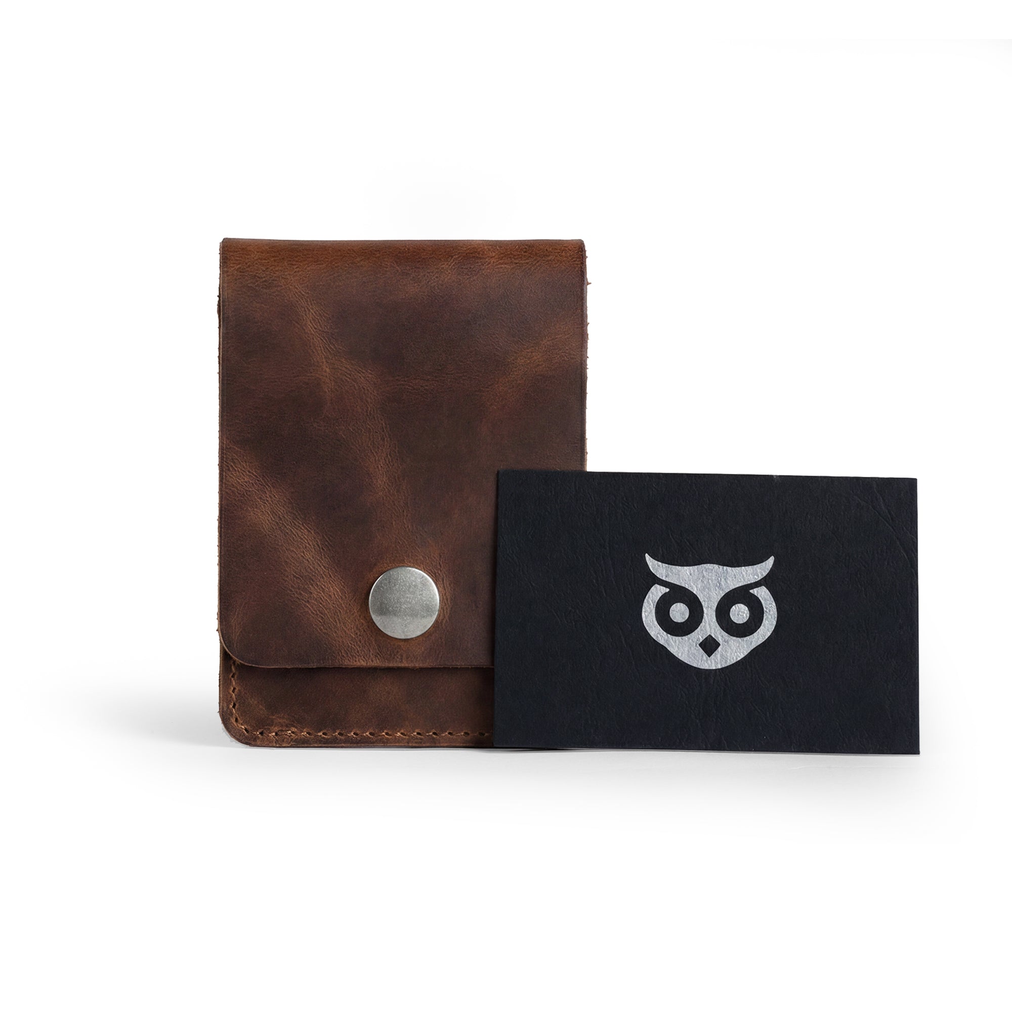 Leather Vertical Front Pocket Wallet | Hide & Drink – StockyardX