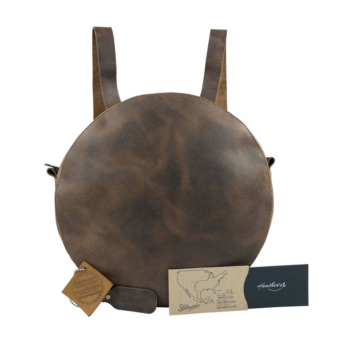 Circular Backpack — Stockyard X, The Leather Store