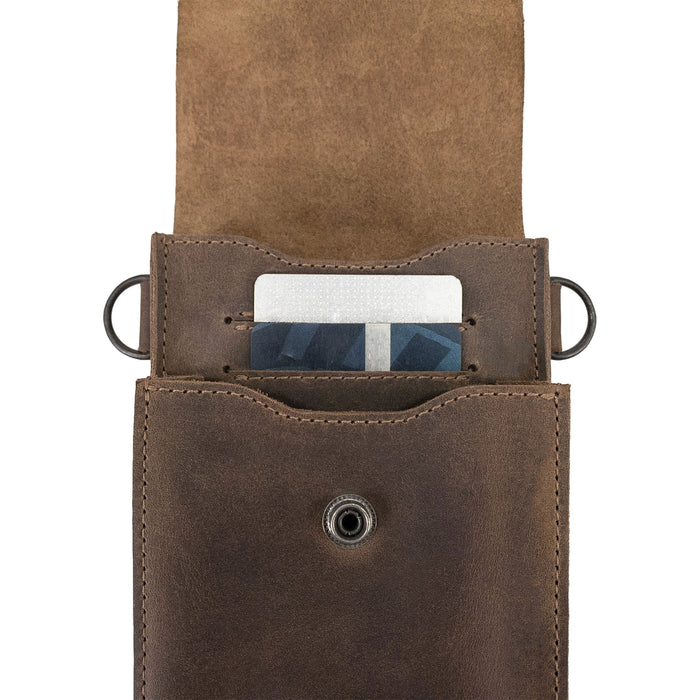 Double Pouch Bag for Cellphone - Stockyard X 'The Leather Store'
