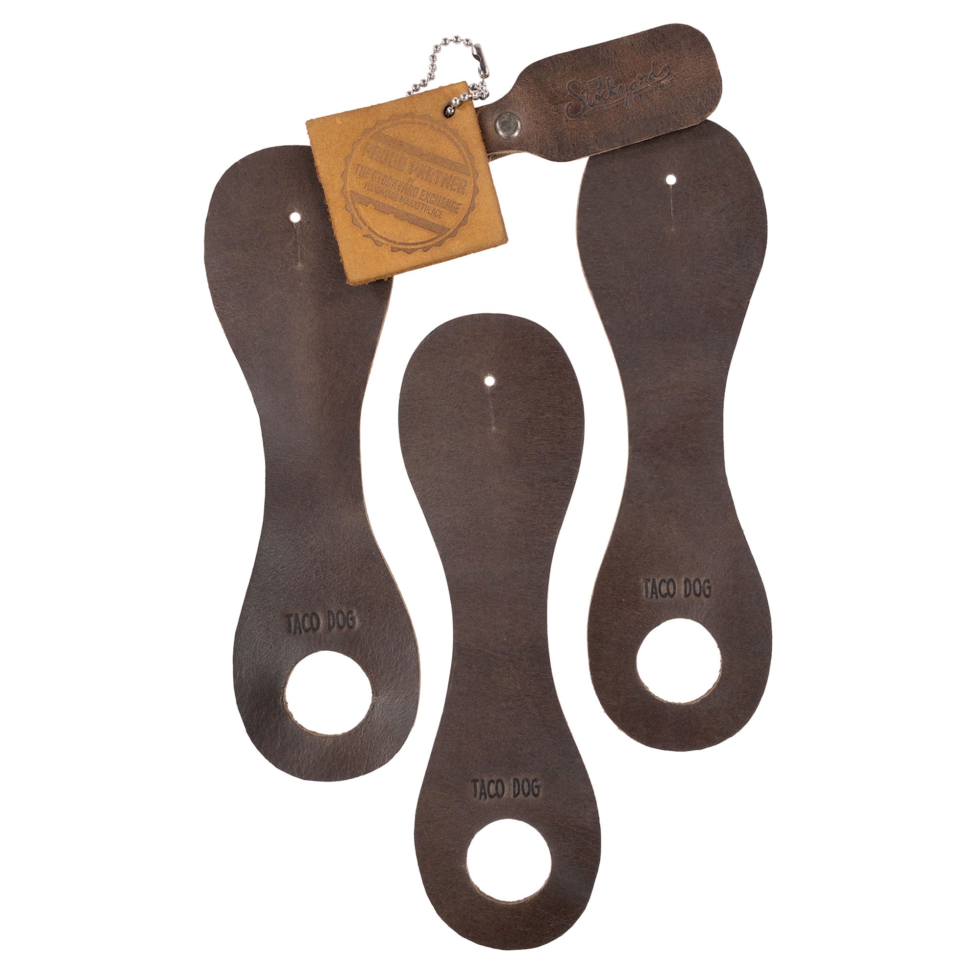 Set of 3 Poop Bag Hangers - Stockyard X 'The Leather Store'