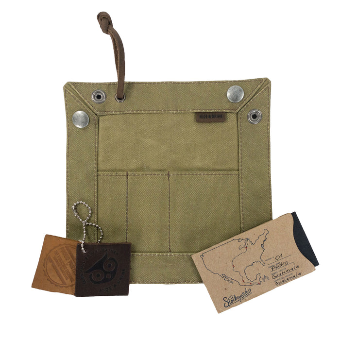EDC Rustic Catchall with Extra Slots - Stockyard X 'The Leather Store'
