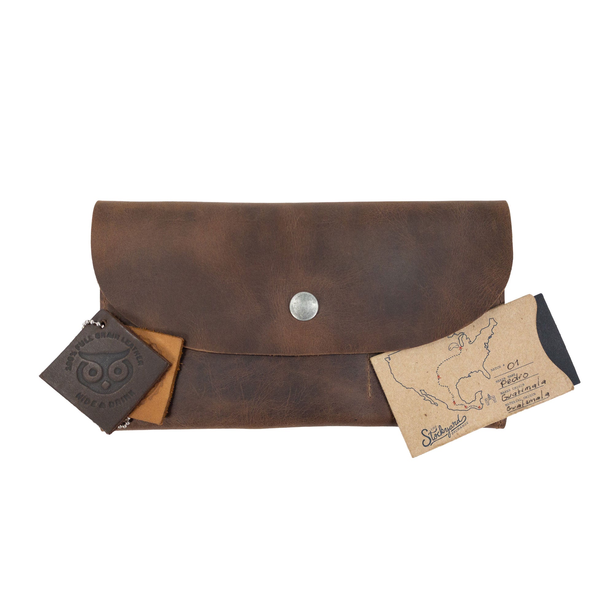 Vertical Large Passport Wallet - Stockyard X 'The Leather Store'