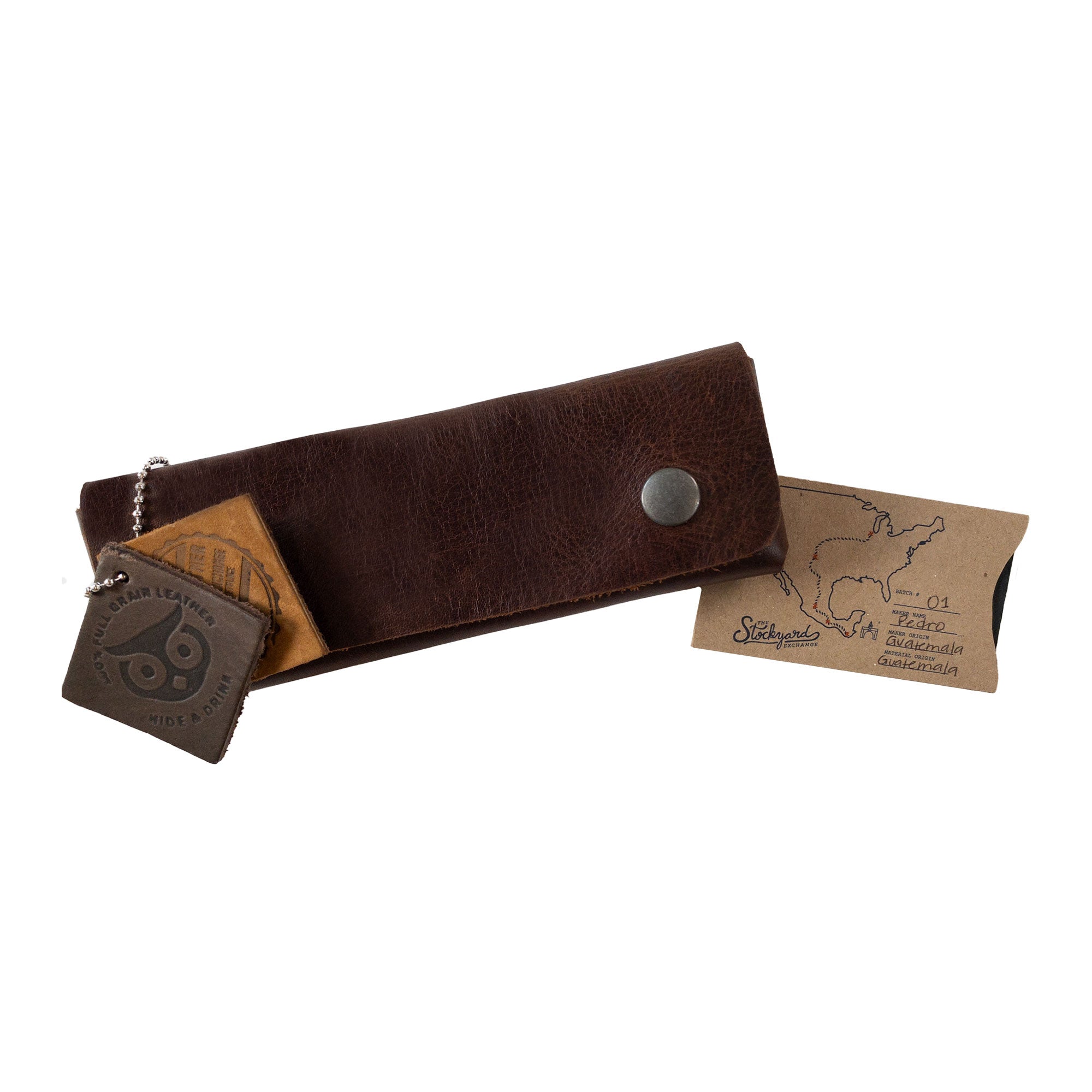 4-Snap Pen Case - Stockyard X 'The Leather Store'