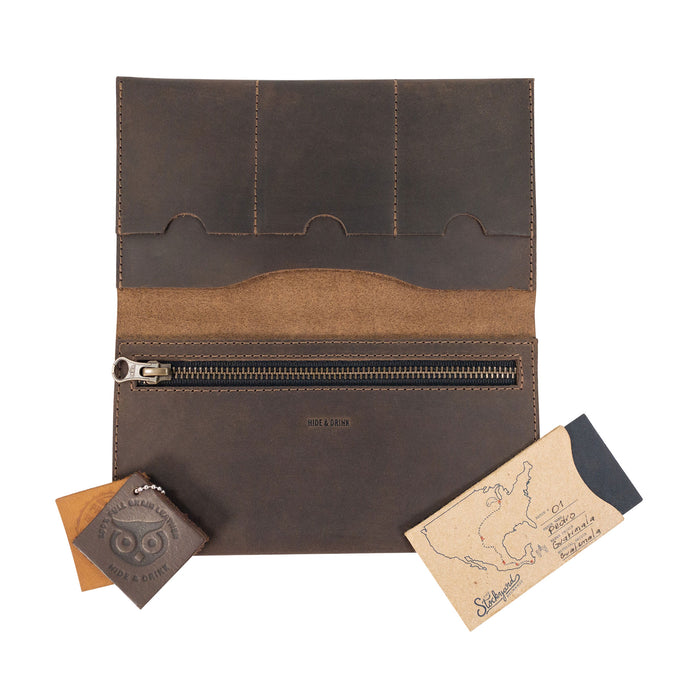 Large Wallet for Passport with Credit Card Slots - Stockyard X 'The Leather Store'
