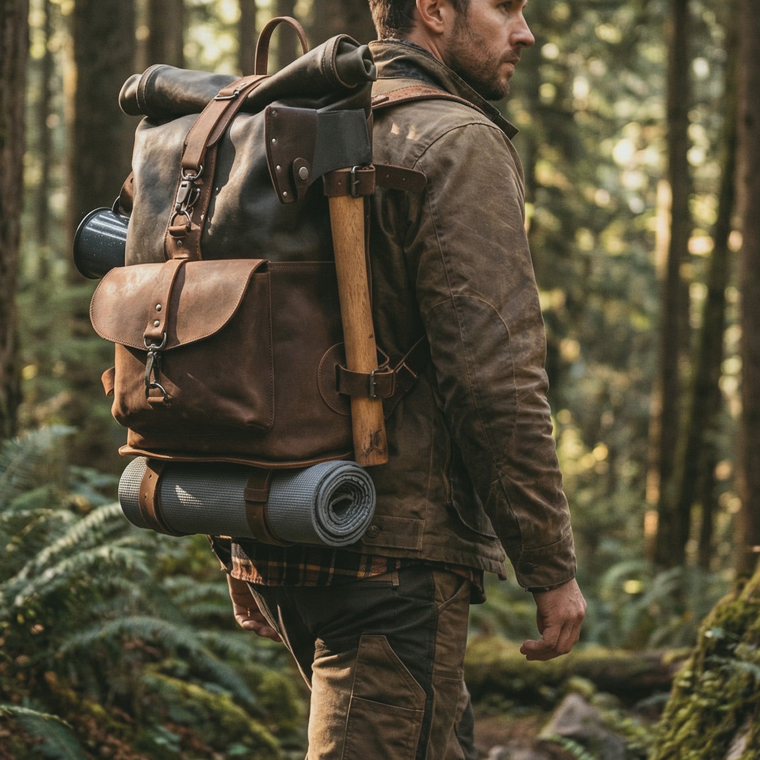 Vintage Adventure Backpack – StockyardX, The Leather Store