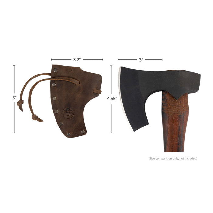 Axe Head Sheath with String — StockyardX, The Leather Store