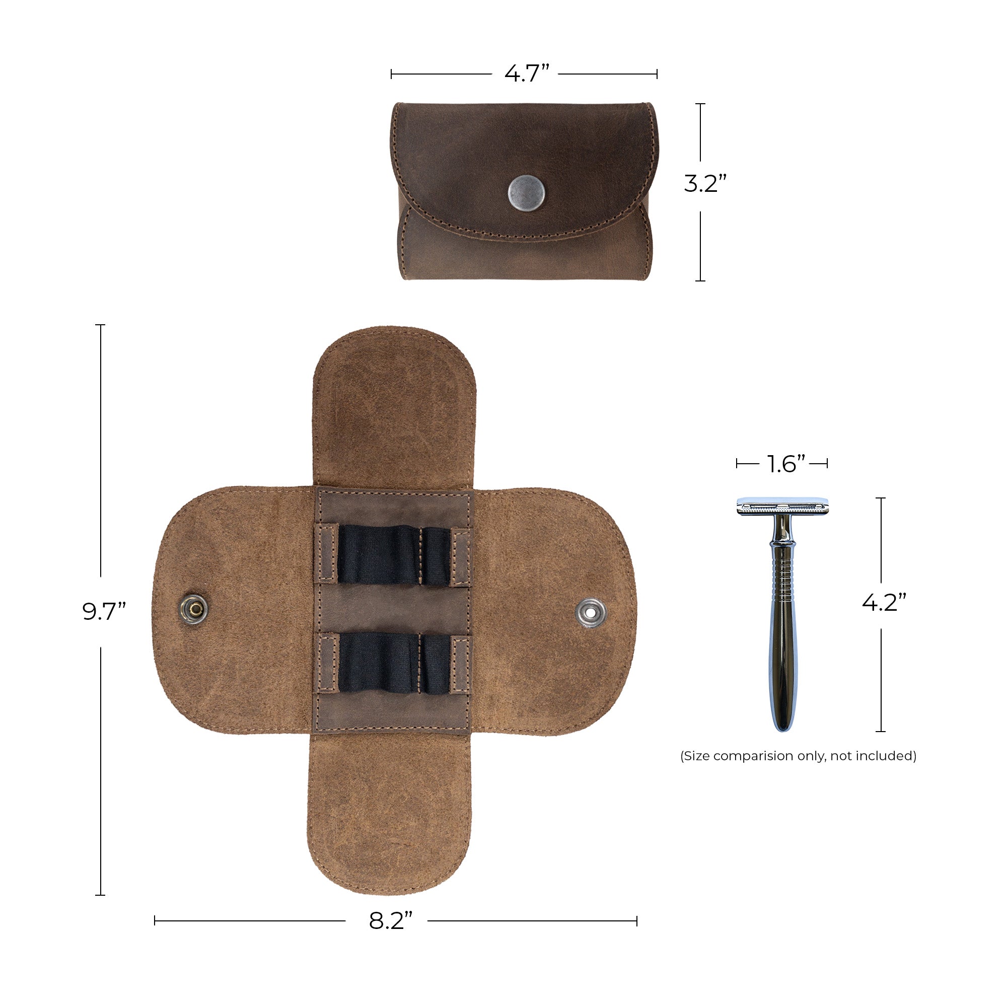 Razor Case Wallet - Stockyard X 'The Leather Store'