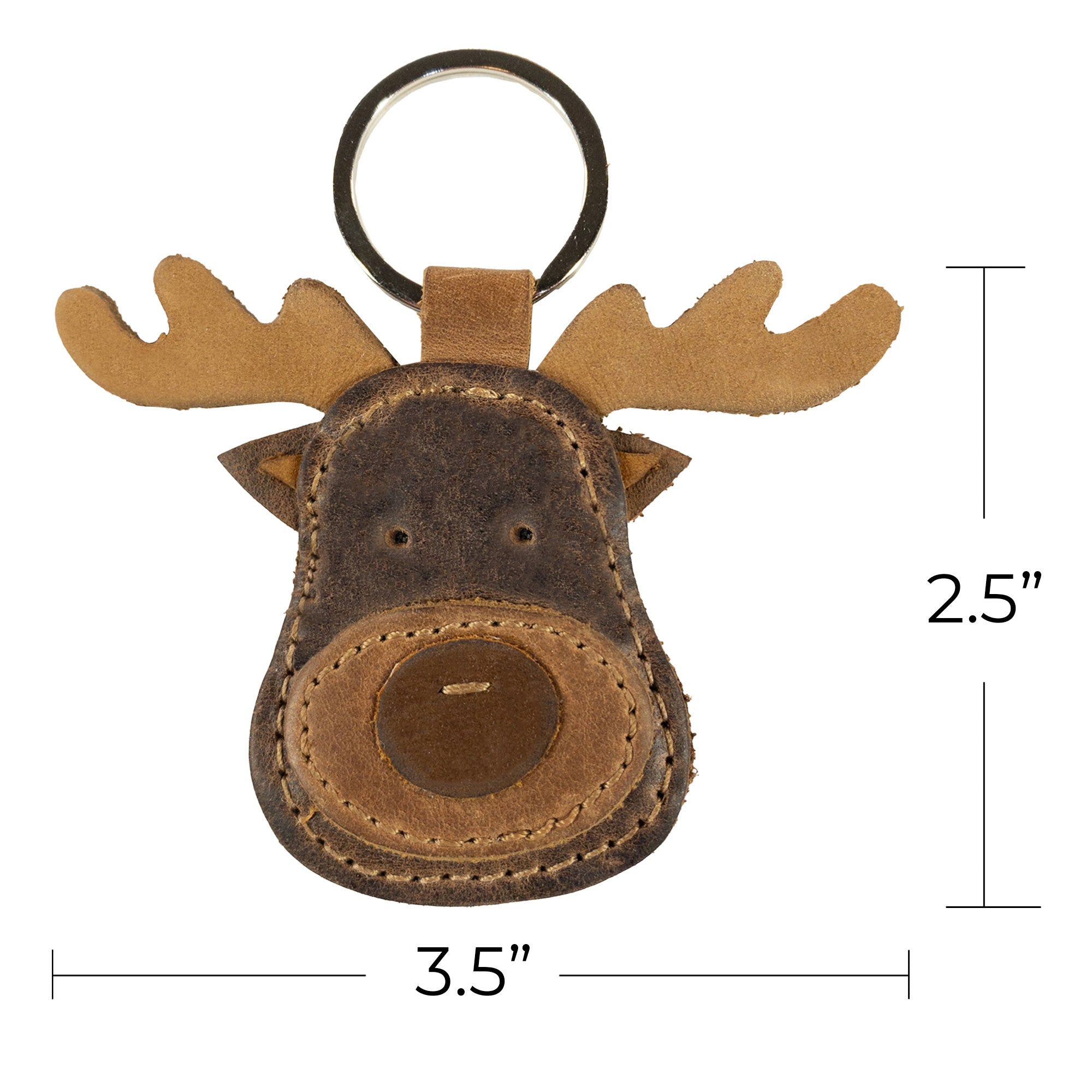Moose Keychain - Stockyard X 'The Leather Store'