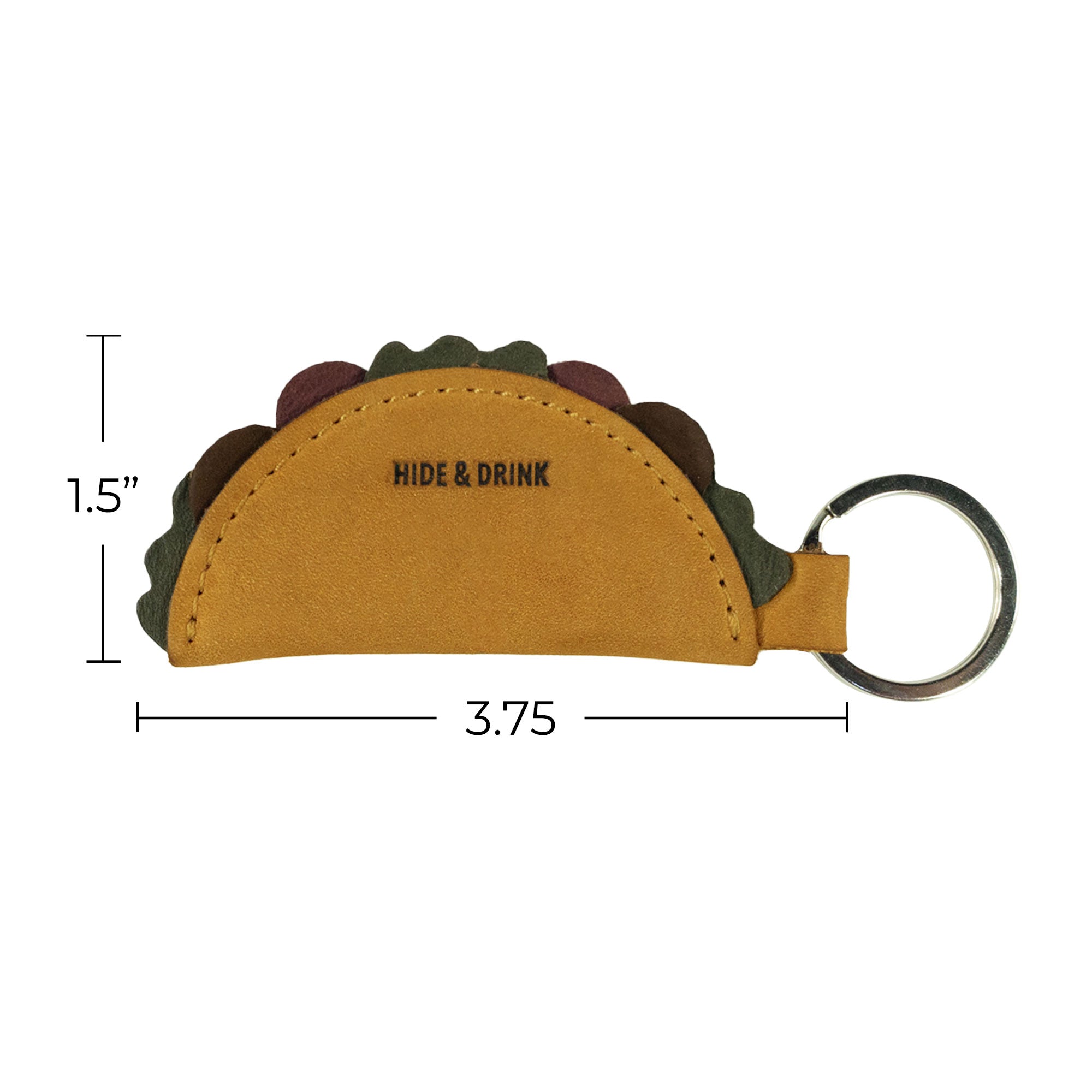 Taco Keychain - Stockyard X 'The Leather Store'