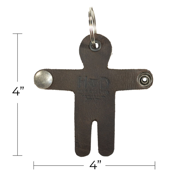 Human Figure Key Chain - Stockyard X 'The Leather Store'