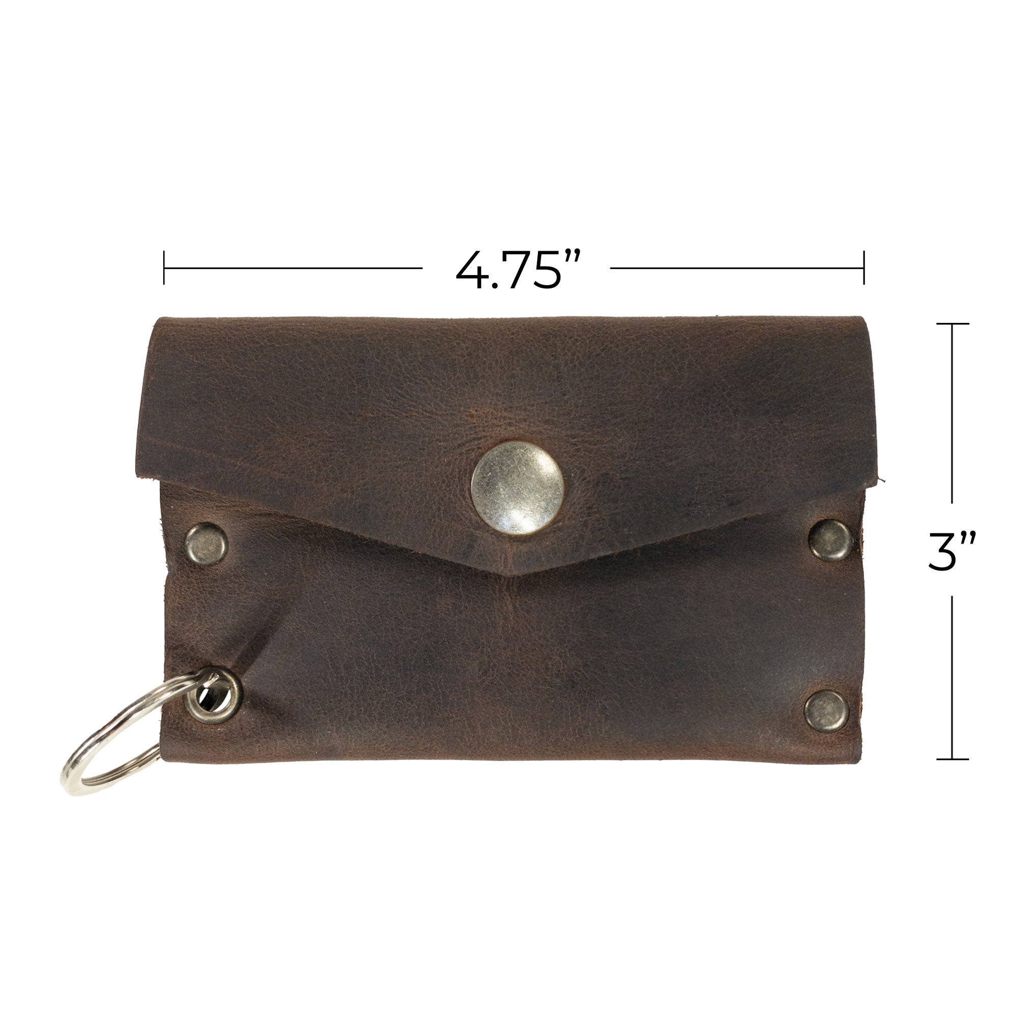 Riveted Envelope Keychain - Stockyard X 'The Leather Store'